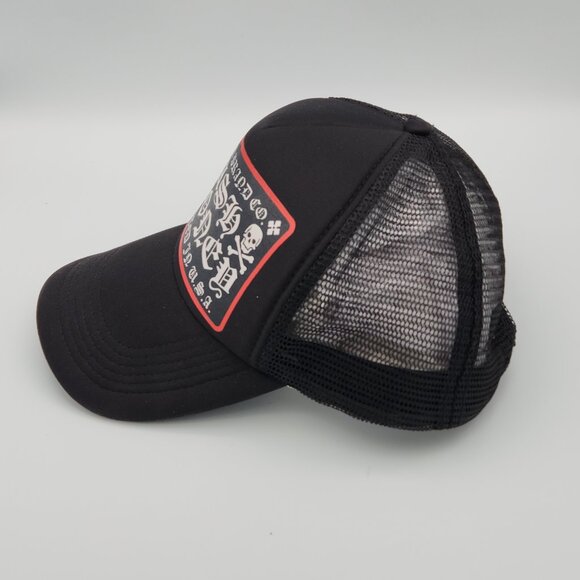 Reason Brand Company Co Cash Money Trucker Snapback Hat Foam Mesh Black - Picture 7 of 9